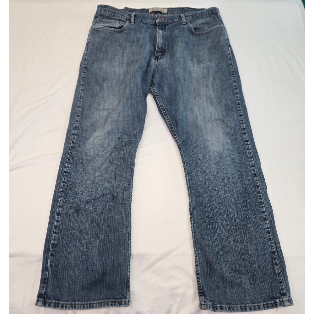 Wrangler‎ Originals Relaxed Boot Cut Jeans Mens 38x30 Blue Denim Cotton Blend